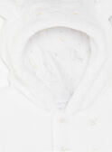 Veste à capuche en fausse fourrure blanche bébé mixte ZOAIME / 21E0CMG1VES000
