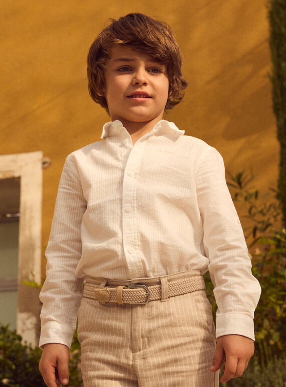Chemise blanche MRECHEMAGE / 25E3PGL2CHM632