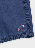Short bleu jean RABELETTE / 19E2PF41SHO704