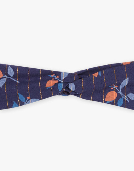 Bandeau bleu marine à imprimé fleuri FAZOLI / 23E4BFR1BAN070