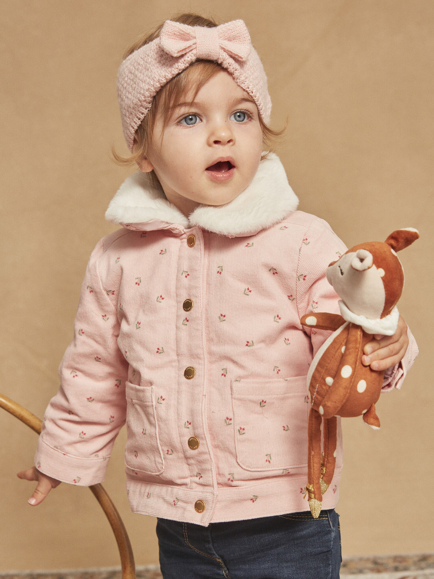 Veste best sale rose velours