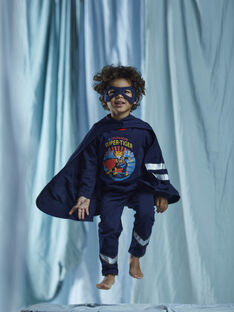 Pyjama déguisement super-héros bleu nuit enfant garçon CYJAMAGE2 / 22E5PGE1PYT705