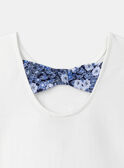 T-shirt écru à motifs papillons LEPAPYETTE / 24H2PFJ1TMC001