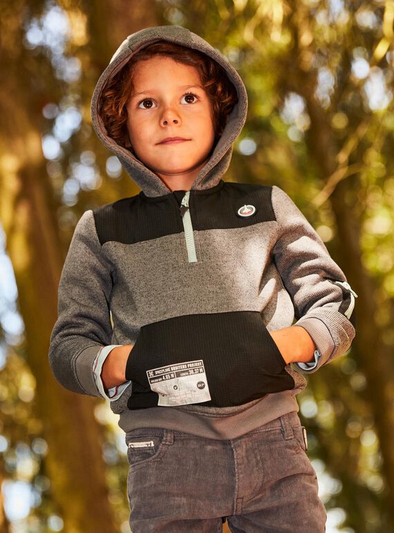 Gilet à capuche à motif fusée DUPOLAGE / 22H3PGZ1SWEJ908