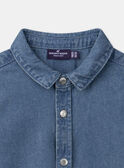 Chemise en jean denim à manches longues Bébé Garçon NADARIUS / 25H1BGK1CHMP274