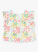 Blouse en satin de coton à imprimé fleuri bébé fille CASABRINA / 22E1BFN1CHE811