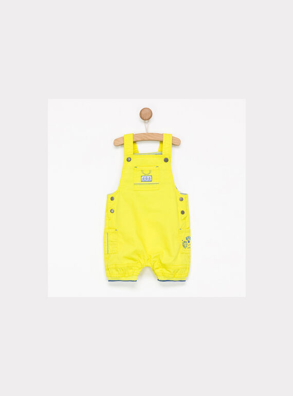Salopette courte jaune  NAXIME / 18E1BGQ1SAC116
