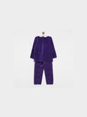 Pyjama violet PIWAETTE / 18H5PF53PYJ708