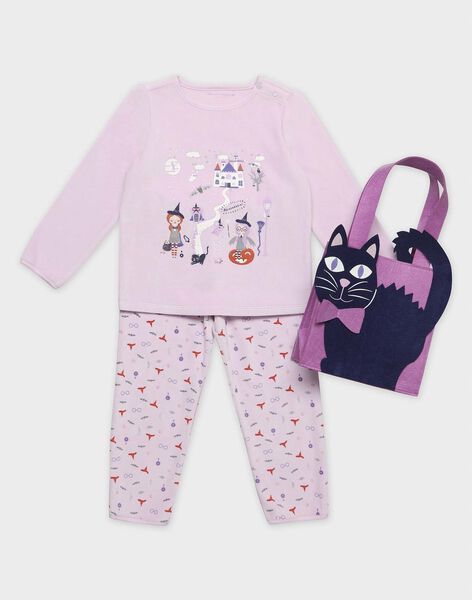 Pyjama En Velours Special Halloween Phosphorescent Et Sac A Bonbons Petite Fille Catalogue Sergent Major Enfant Sergentmajor