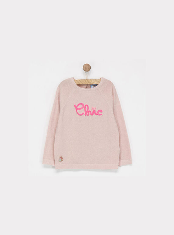 Pull rose NALOUETTE / 18E2PF71PUL301