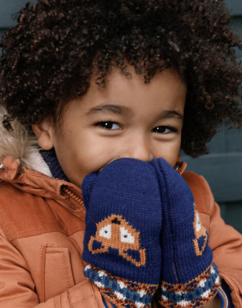 Moufles Jacquard En Tricot Accessoires Hiver Enfant Sergentmajor