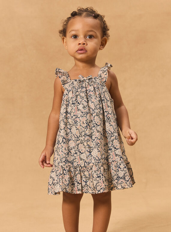 Robe imprimée fleuri MAZOE / 25E1BFR1ROBC243