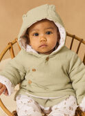 Veste à capuche en gaze de coton et jersey MOLDOVAN / 25E0CG12VESG610