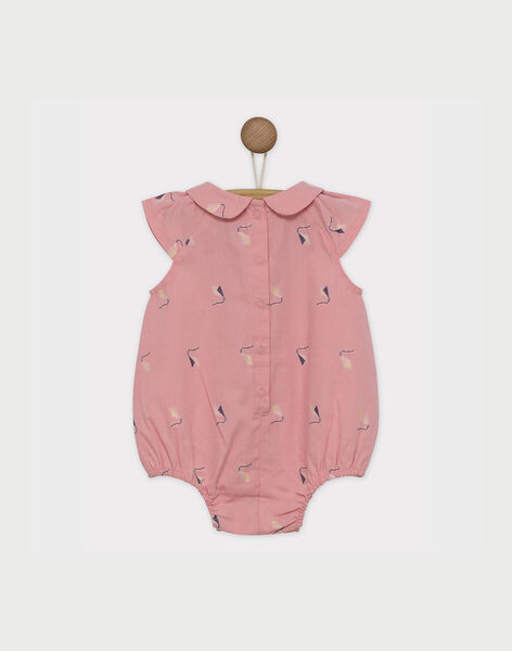 Barboteuse Rose A Contre Saison Bebe Sergentmajor