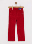 Pantalon rouge  POLOAGE / 18H3PGQ1PANF518