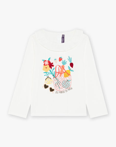 T-shirt écru à collerette FETISHETTE / 23E2PFB1TML001