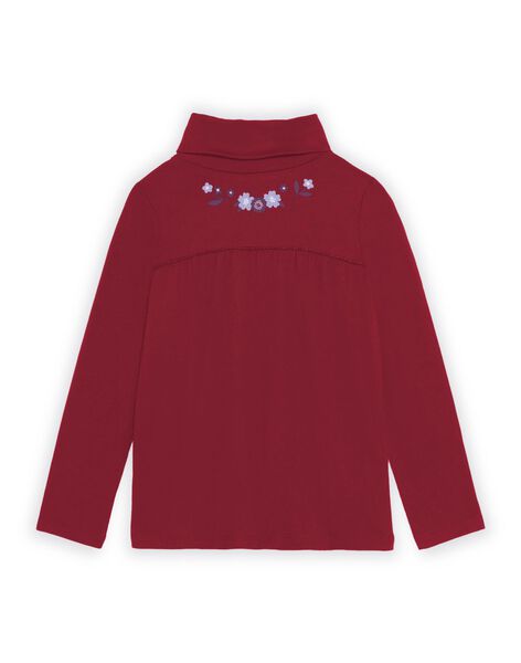 Pull à manches longues prune à imprimé fleuri DROJAETTE 1 / 22H2PF82SPL709