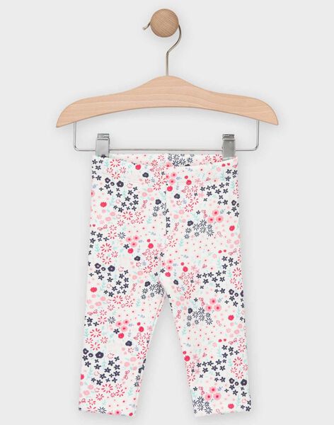 Calecon Ecru Fourre Imprime Bebe Fille Les Jours Fleuris Bebe Sergentmajor