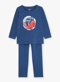 Ensemble pyjama bleu marine à motif pieuvre KUIMAGE 1 / 24E5PG71PYT705
