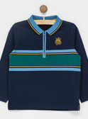Polo bleu marine PICOAGE / 18H3PGH1POL713