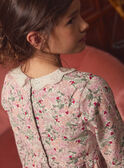 Robe fleurie col claudine  LADEDETTE / 24H2PFQ1ROB001