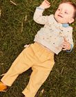 Pantalon en twill jaune FAAKER / 23E1BG81PANB117
