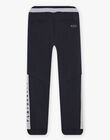 Jogging bleu foncé à détails bleus et gris chiné DICLAGE2 / 22H3PGL2JGB705
