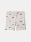 Ensemble tshirt et short cycliste imprimé léopard MAZIRA / 25E1BFR1ENS808