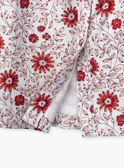 Robe à smock fleuri MALAURENE / 25E1BFJ2ROB001