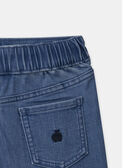 Jupe-short en jean bleu mi-plissée Fille NOSKORETTE / 25H2PFP1JPSP269