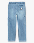 Jean cargo en denim bleu FACOLAGE / 23E3PG81JEAP272