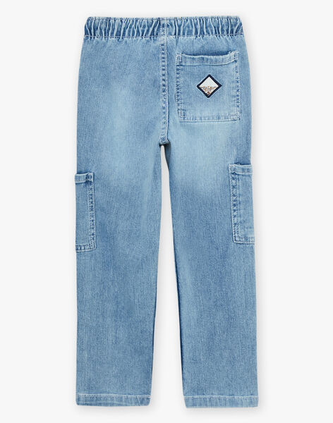 Jean cargo en denim bleu FACOLAGE / 23E3PG81JEAP272