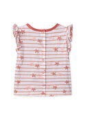 Ensemble tshirt et short rayés MIYAELLE / 25E1BFS1ENS001