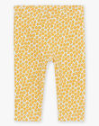Legging bleu marine à fleurs FABETSY / 23E1BF81CAL001