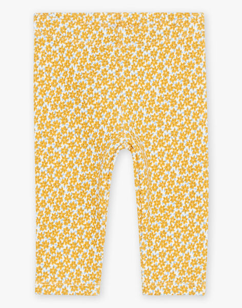 Legging bleu marine à fleurs FABETSY / 23E1BF81CAL001