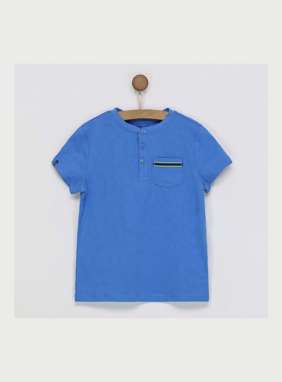 Tee shirt manches courtes bleu  RATICAGE3 / 19E3PGL3TMC201