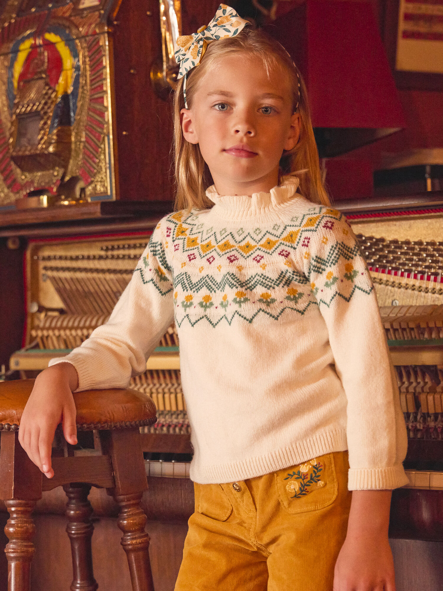 Pull Gilet Cardigan Nouvelle Collection Imprimes exclusifs Mode Enfant de 0 a 11 ans Sergent Major