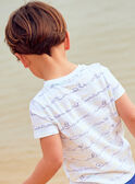 T-shirt blanc enfant garçon COARAGE / 22E3PGN2TMC000