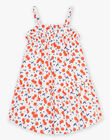 Robe écrue à imprimé cerise FLYROBETTE / 23E2PFR1ROB001