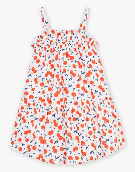 Robe écrue à imprimé cerise FLYROBETTE / 23E2PFR1ROB001