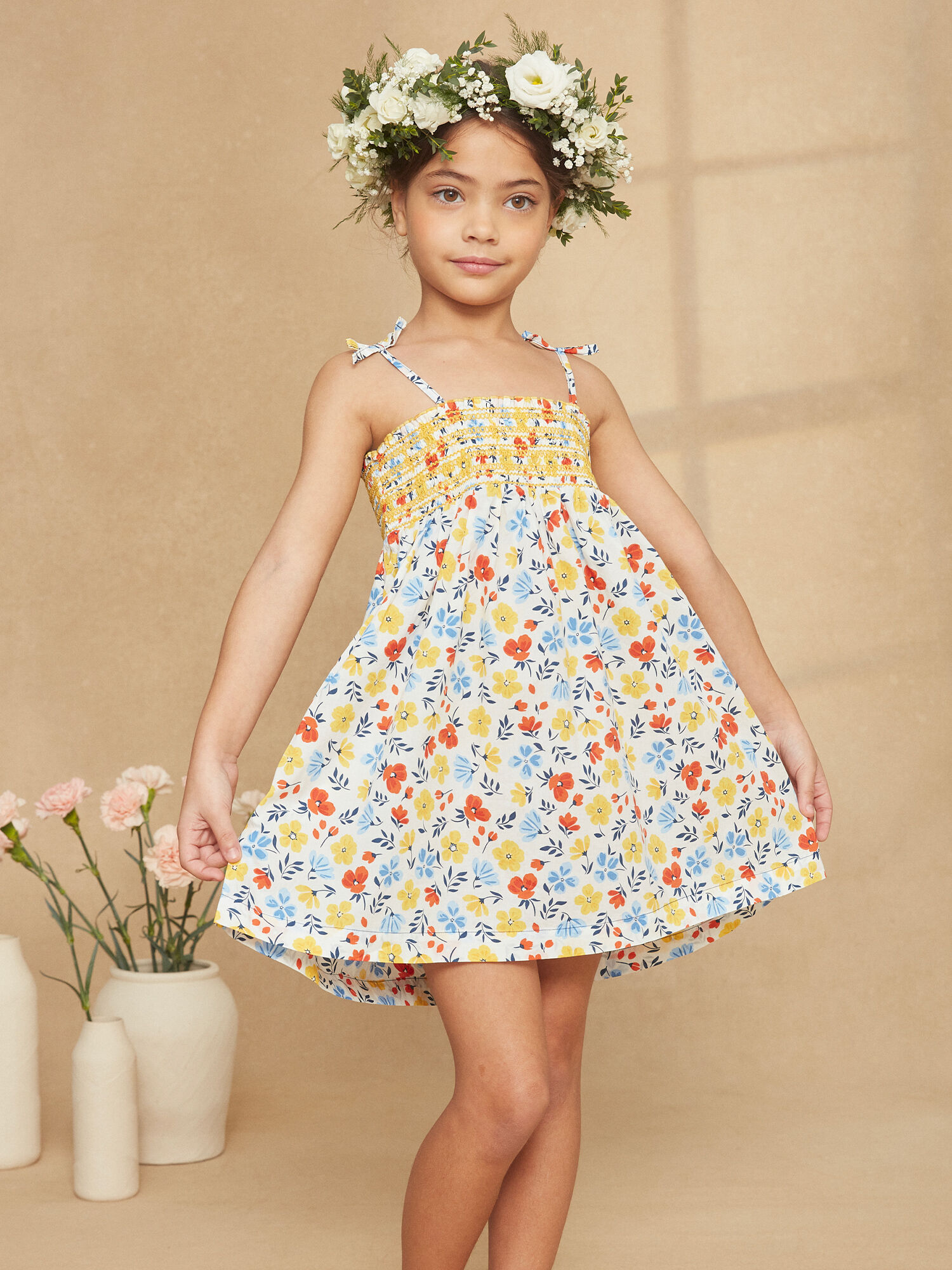Robe fleurie sergent major clearance