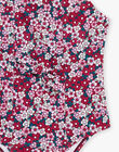Maillot de bain 1 pièce cassis à imprimé fleuri FRYCRETTE / 23E4PFM4D4KD302