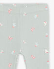 Legging vert tendre à papillon FAISTEL / 23E1BFD1CAL612