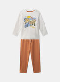 Pyjama Beige Chiné LUIDINAGE / 24H5PG31PYJA011