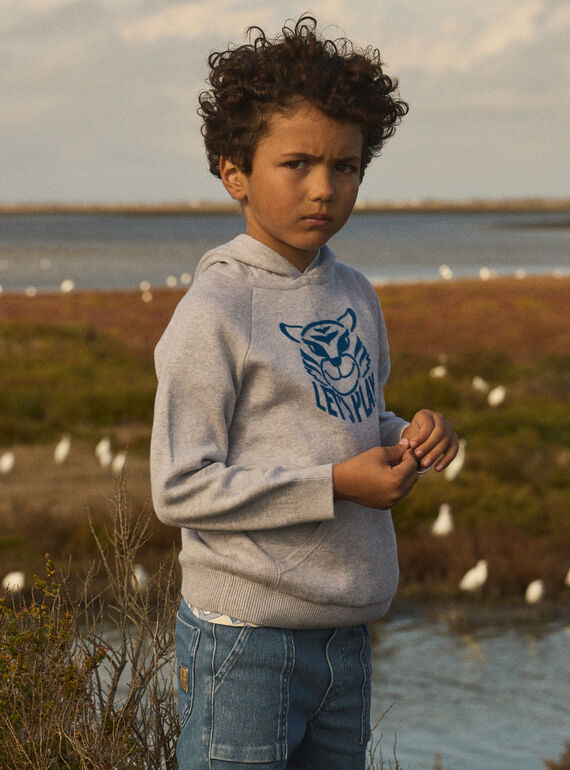 Pull Tigre à Capuche MEBOSSAGE / 25E3PG81PUL943
