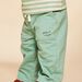 Pantalon en molleton vert amande