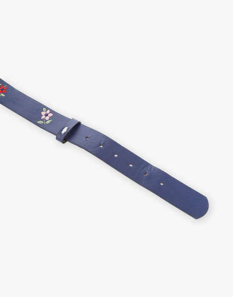 Ceinture à boucle ronde et fleurs brodées DICEINETTE / 22H4PFE1CET070