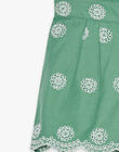 Short vert à broderies fantaisie FUSHOETTE / 23E2PFN1SHOG600