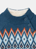 Pull Jacquard écru LARUMAGE / 24H3PGR1PULA001