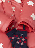 Imperméable rose imprimé fleurs Fille NINOUETTE / 25H2PFE1IMP404